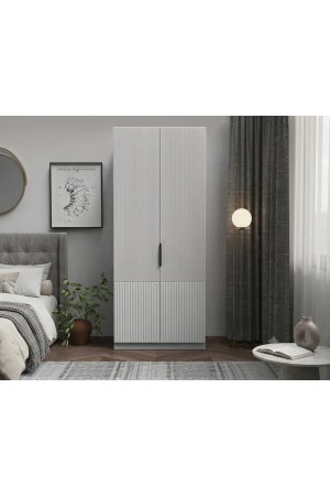 2 Kapılı Askılı Dolap Membran Kapaklı - Görsel 3