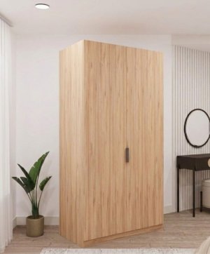 2 Kapılı Gardrop Ceviz %100 MDF