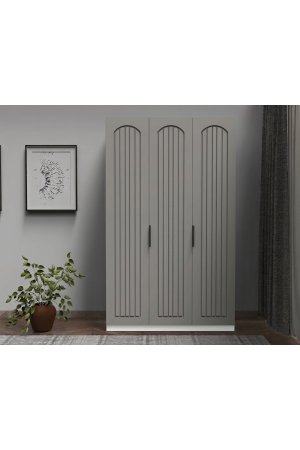 3 Kapaklı Balon Kapak Dolap MDF - Görsel 4