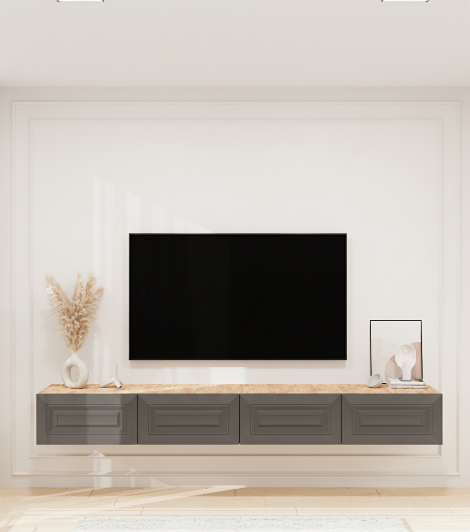 Antrasit Gri Tv Ünitesi - TV Ünitesi - Sehpası