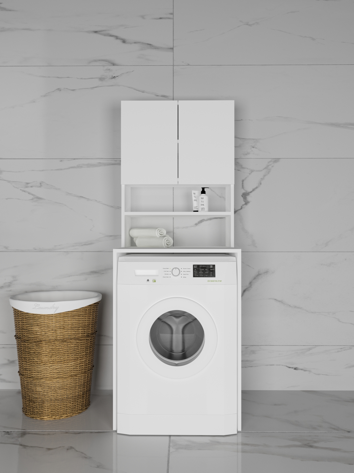 Banyo Çamaşır Makinesi Dolabı - Çamaşır Makinesi Dolabı