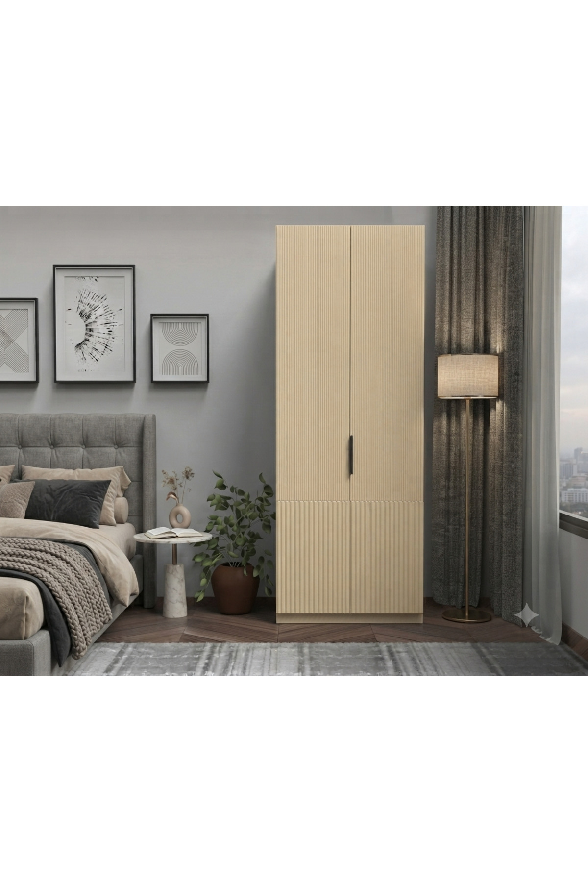 Country 2 kapaklı Dolap - 2 Kapaklı Gardrop