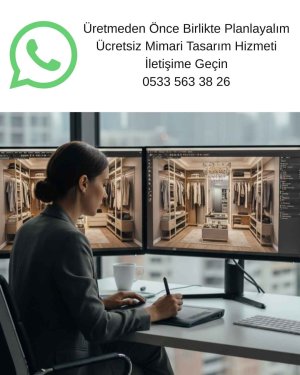 İki Kapaklı Mdf Dolap - Görsel 14