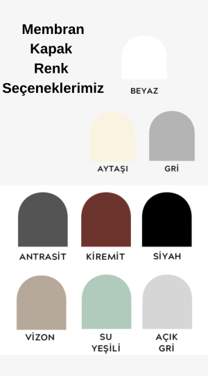 Mat Beyaz Membran Kapak - Görsel 2